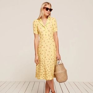 Reformation Abigail Kensington Midi Dress